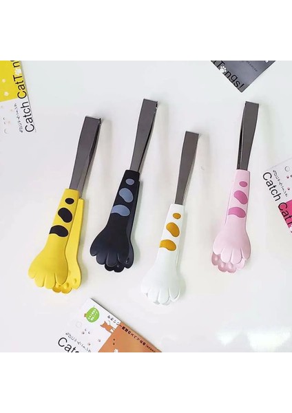 Sarı-L Tarzı Yeni Paslanmaz Çelik Kedi Maşa Mama Maşası Mutfak Maşası Kedi Pençe Şekli Maşa Barbekü Pişirme Için Paslanmaz Çelik Pişirme Maşası (Yurt Dışından) fırsatları