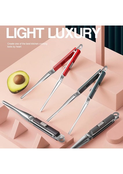 Gri Tarzı Kaymaz Paslanmaz Çelik Gıda Maşa Barbekü Maşa Barbekü Et Salata Ekmek Mutfak Aksesuarları Pişirme Gereçleri (Yurt Dışından) modelleri