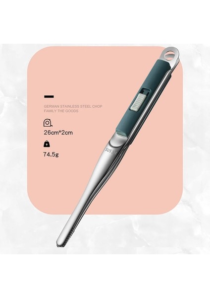 Gri Tarzı Kaymaz Paslanmaz Çelik Gıda Maşa Barbekü Maşa Barbekü Et Salata Ekmek Mutfak Aksesuarları Pişirme Gereçleri (Yurt Dışından) indirimleri