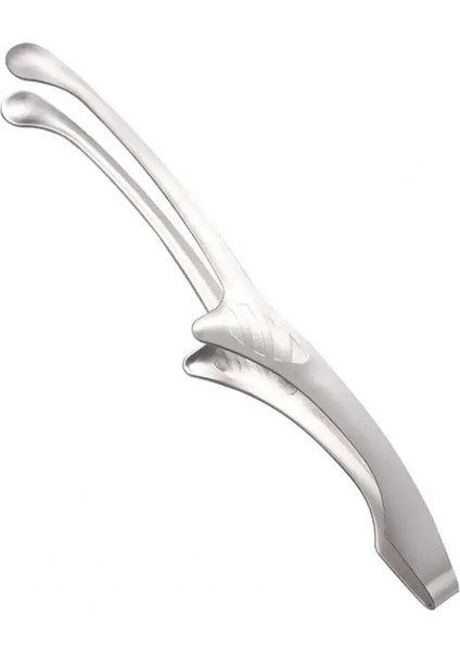 No.2 Tarzı Gıda Maşası Uzun Saplı Isıya Dayanıklı Gıda Sınıfı Paslanmaz Çelik Dayanıklı Mutfak Klipsi Pişirme Malzemeleri Barbekü Araçları (Yurt Dışından)