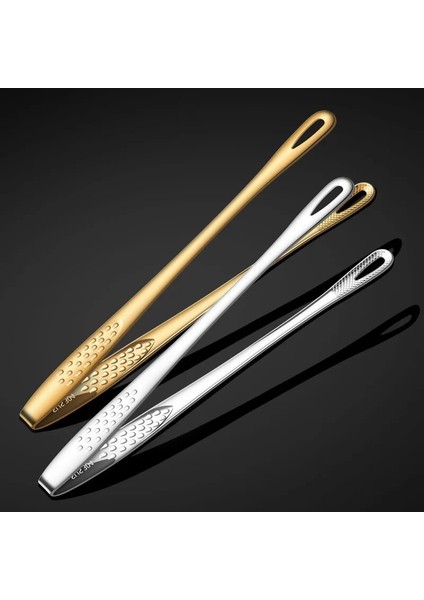 Büyük Gümüş Tarzı Paslanmaz Çelik Gıda Maşası Uzun Saplı Kaymaz Kore Barbekü Maşası Biftek Maşası Barbekü Mutfak Pişirme Araçları Aksesuarları (Yurt Dışından) indirimleri