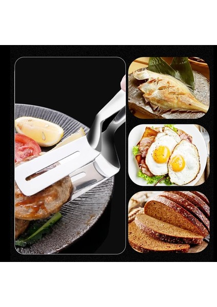 2 Adet Maşa Stili Barbekü Klipsi Gıda Maşası Mutfak Barbekü Aletleri Oluklu Çift Spatula Biftek Kelepçeleri Etler Saygısız Mutfak Aksesuarları (Yurt Dışından) fırsatları