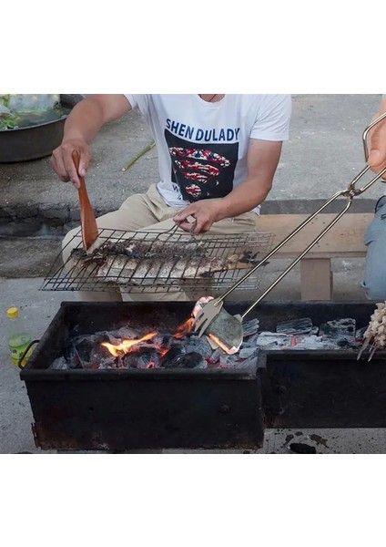 Gösteri Tarzı Olarak Kullanışlı Barbekü Araçları Paslanmaz Çelik Veya Tipi Izgara Gıda Klipsi Barbekü Aksesuarları Taşınabilir Maşa Açık Gadget'ı (Yurt Dışından)