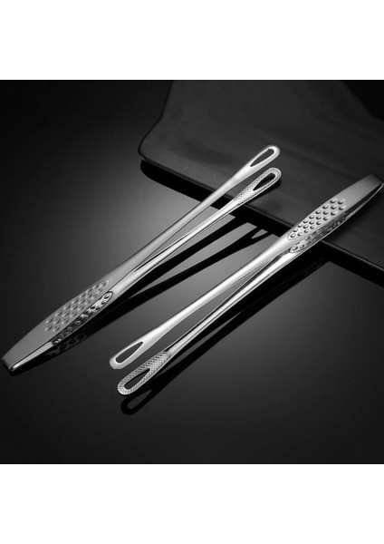 Resim Stili Olarak 1 Adet Barbekü Gıda Maşa Paslanmaz Çelik Barbekü Kelepçe Japon Gıda Maşa Kızarmış Balık Mutfak Aksesuarları (Yurt Dışından)