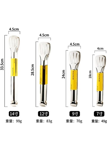 C Stili Çok Fonksiyonlu Paslanmaz Çelik Gıda Klip Barbekü Maşası Mutfak Aleti Ekmek Kelepçesi Pişirme Biftek Maşası (Yurt Dışından) indirimleri