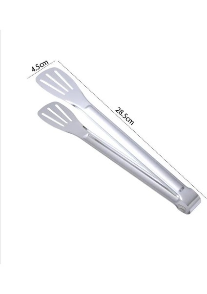 12 Inç Tarzı 1 Adet Paslanmaz Çelik Mutfak Maşası Metal Barbekü Maşası Salata Ekmeği Spagetti Servis Maşası Büfe Gıda Kelepçesi Mutfak Pişirme Malzemesi (Yurt Dışından)