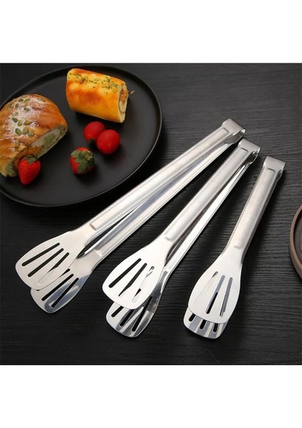 12 Inç Tarzı 1 Adet Paslanmaz Çelik Mutfak Maşası Metal Barbekü Maşası Salata Ekmeği Spagetti Servis Maşası Büfe Gıda Kelepçesi Mutfak Pişirme Malzemesi (Yurt Dışından) fiyatları