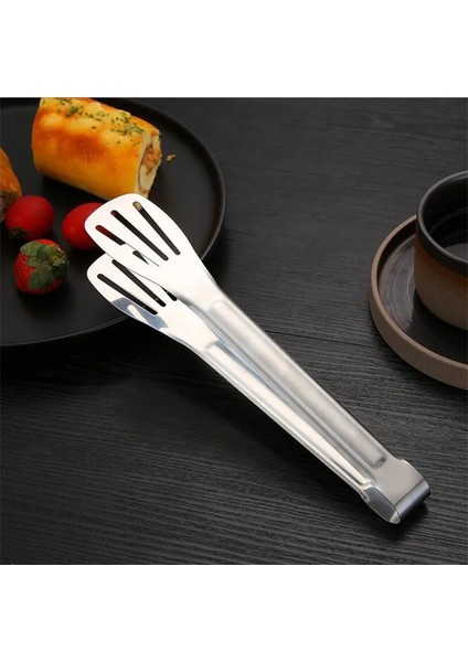 12 Inç Tarzı 1 Adet Paslanmaz Çelik Mutfak Maşası Metal Barbekü Maşası Salata Ekmeği Spagetti Servis Maşası Büfe Gıda Kelepçesi Mutfak Pişirme Malzemesi (Yurt Dışından) indirimleri