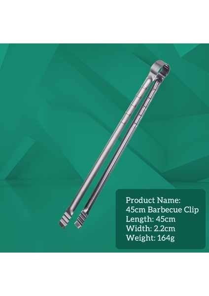 45CM Tarzı Barbekü Izgara Maşası Paslanmaz Çelik Et Maşası 45CM 50CM Mutfak Gereçleri Kamp Aksesuarları Bekarlığa Veda Kamp Ateşi Parti Açık (Yurt Dışından)