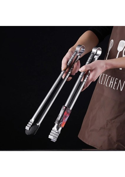 45CM Tarzı Barbekü Izgara Maşası Paslanmaz Çelik Et Maşası 45CM 50CM Mutfak Gereçleri Kamp Aksesuarları Bekarlığa Veda Kamp Ateşi Parti Açık (Yurt Dışından) modelleri