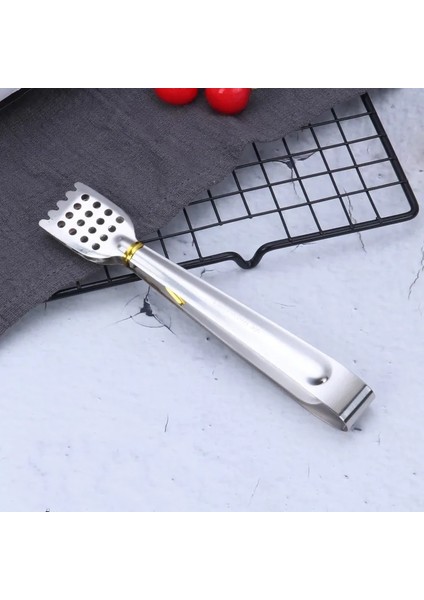 Delikler S Tarzı Paslanmaz Çelik Barbekü Gıda Maşası Anti Isı Ekmek Klipsi Pasta Kelepçesi Barbekü Maşası Mutfak Gereçleri Pişirme Mutfak Aksesuarları (Yurt Dışından)