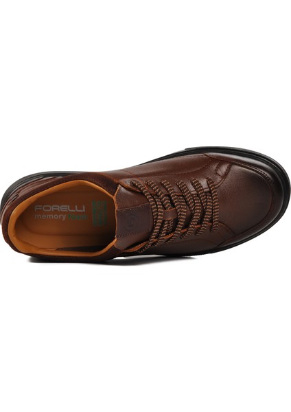 39504 Zet Taba Hakiki Deri Erkek Casual Ayakkabı