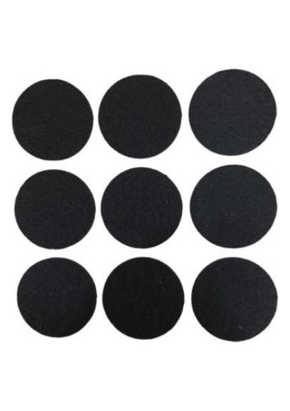 Zemin Koruyucu 50 mm Siyah Keçe, Ses ve Çizik Önleyici Siyah Mobilya Keçesi 2 Adet fiyatları