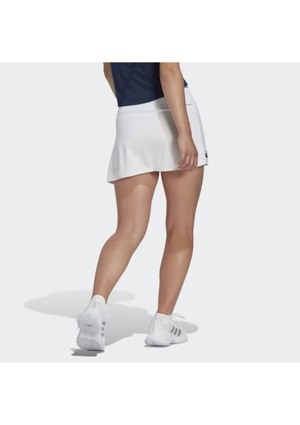 Adidas HS1455 Club Skirt Kadın Beyaz Tenis Eteği