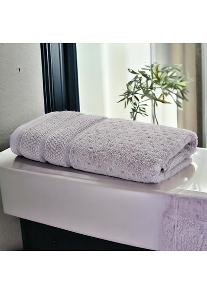 Dolce Coton Yumuşak Pamuklu Havlu Açık Lila Rengi 50*90 cm