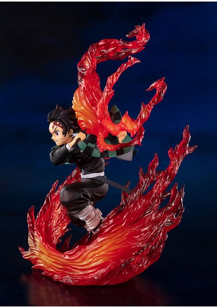 Figuartszerofz Demon Slayer: Kimetsu No Yaiba Tanjiro Ateş Tanrısı Kagura Figürü (Yurt Dışından)