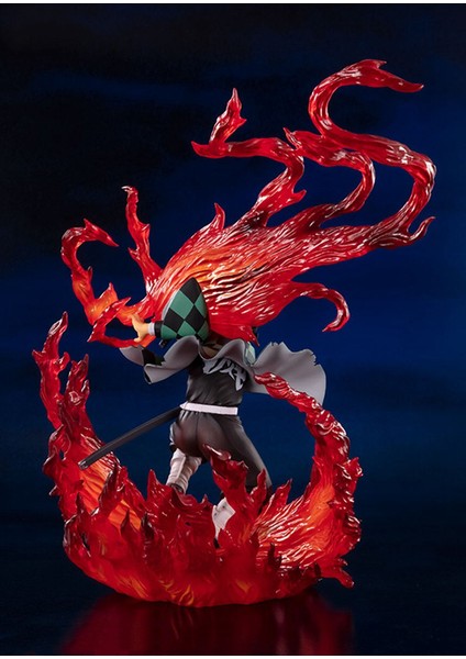 Figuartszerofz Demon Slayer: Kimetsu No Yaiba Tanjiro Ateş Tanrısı Kagura Figürü (Yurt Dışından)