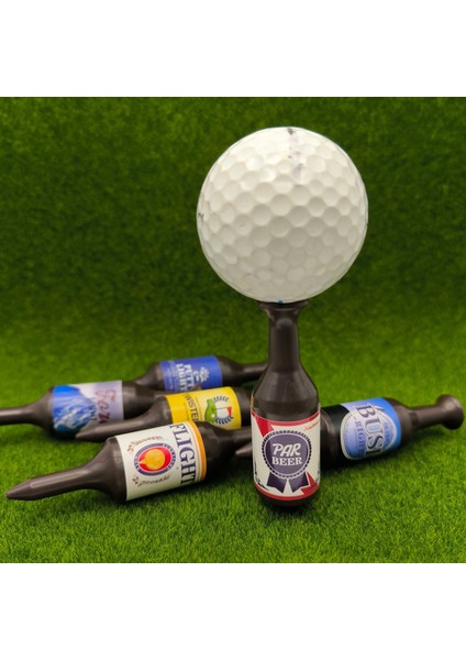 Bira Şişesi Golf Çivili Golf Tişörtü, 6'lı Paket (Yurt Dışından) fırsatları