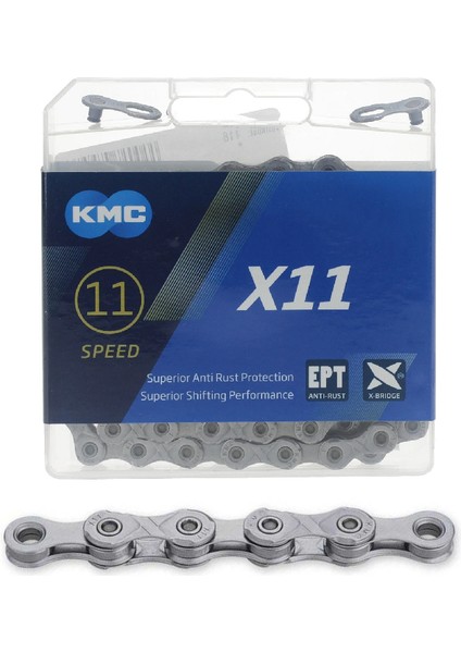 Kmc X11 Ept 11 Vites 118 Bakla Anti Rust Bisiklet Zinciri