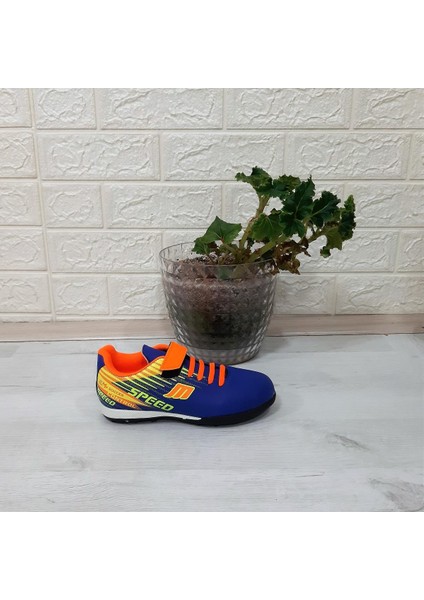 Mpone 1368 Mavi -Turuncu Erkek Çocuk Halısaha Futbol Ayakkabı indirimleri