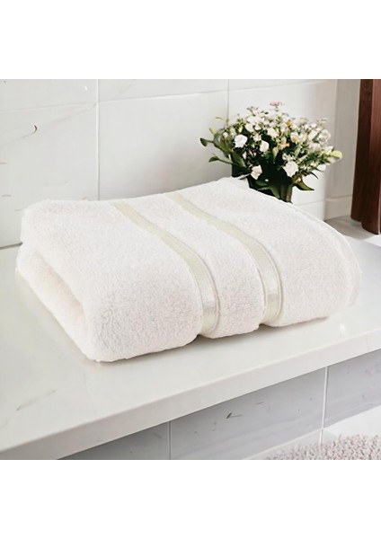 Arella Coton Yumuşak Pamuklu Havlu Açık Sarı Rengi 50*90 cm
