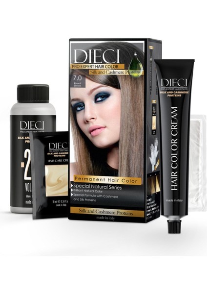 Eko Kit Saç Boyası 7.0 Kumral Medıum Blond