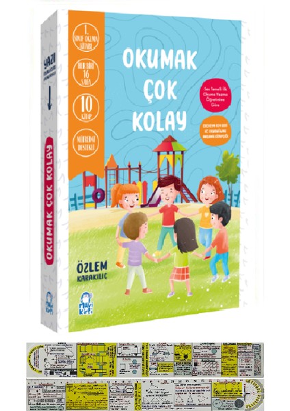 Çok Kolay 1. Sınıf Okuma Seti 10 Kitap - Matematik Öğreten Ayraç