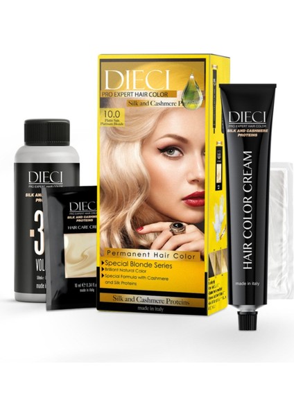 Eko Kit Saç Boyası 10.0 Platin Sarı Platınum Blond