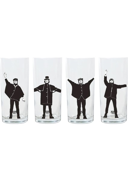 Anason Işleri The Beatles Rakı Kadehi 4’lü Set