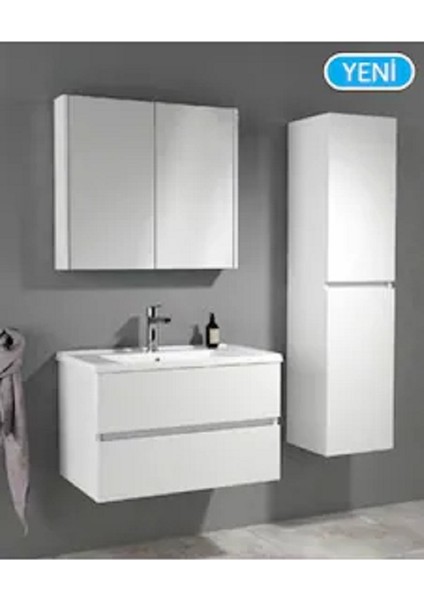Trio+ Banyo Dolabı- Çift Çekmeceli