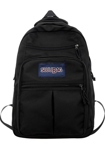 Çok Yönlü Okul Çantası Kadın Lise Öğrencisi Büyük Kapasiteli Sırt Çantası Seyahat Sırt Çantası (Yurt Dışından)