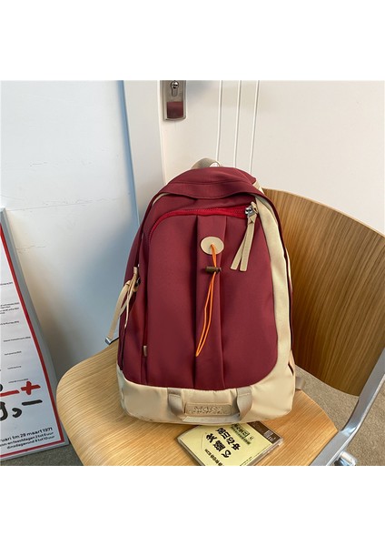 Okul Çantası Erkek Sırt Çantası Ortaokul Lise Üniversite Öğrencisi Moda Trendi Sırt Çantası (Yurt Dışından)