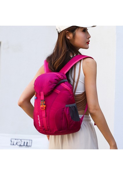 Çift Tarzı Sırt Çantası Rahat Bisiklet Yürüyüş Spor Sırt Çantası Büyük Kapasiteli Su Geçirmez Açık Dağcılık Çantası (Yurt Dışından)