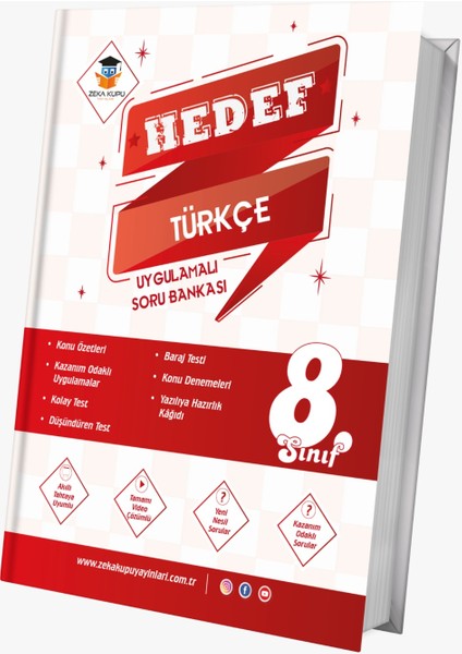 8. Sınıf Hedef Türkçe Uygulamalı Soru Bankası
