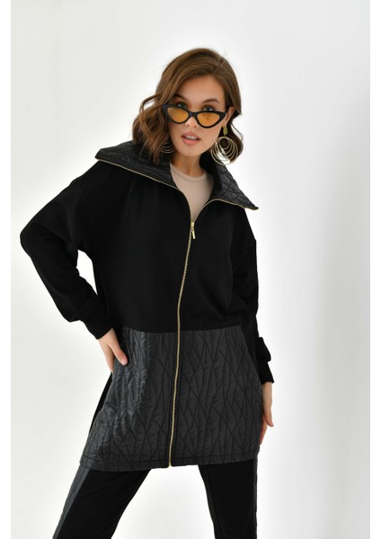 Kadın İki İp Kapitoneli Takım Siyah 30614 modelleri