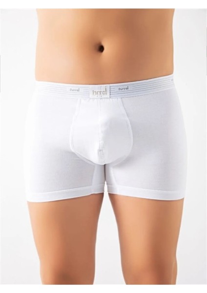 423X6 Erkek 6'lı Bamboo Boxer-Beyaz