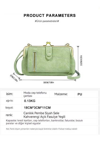 Retro Moda Çoklu Kartlık Omuz Çantası (Yurt Dışından) fiyatları
