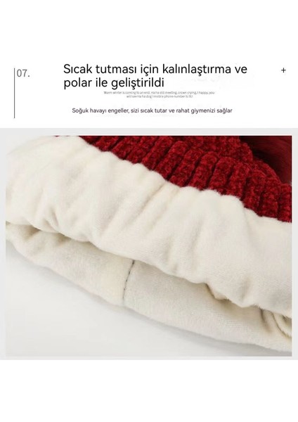 2023 Peluş Top Kadın Sıcak Şapka (Yurt Dışından)