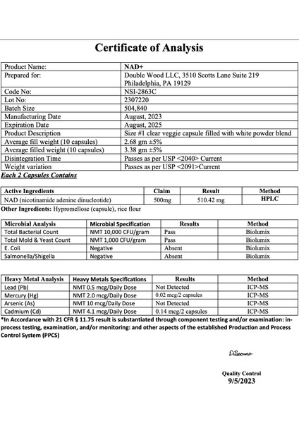 NAD + 500 mg 60 Capsul indirimleri