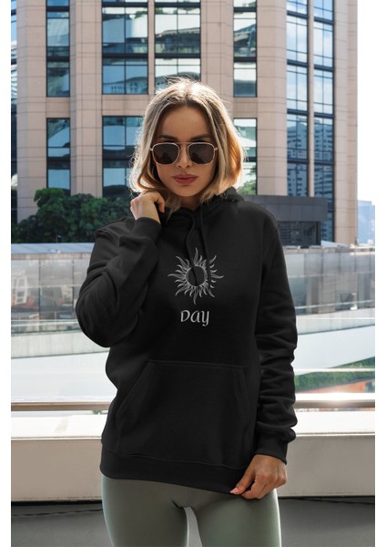 Day Nıght Sevgili Çift Oversize Hoodie