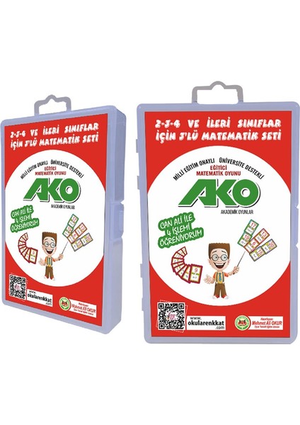 2-3-4 ve Ileri Sınıflar Için Matematik Oyun Seti - Matematik Oyun Kartları