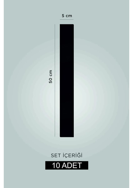 Iskandinav Duvar Çıtası 50*5