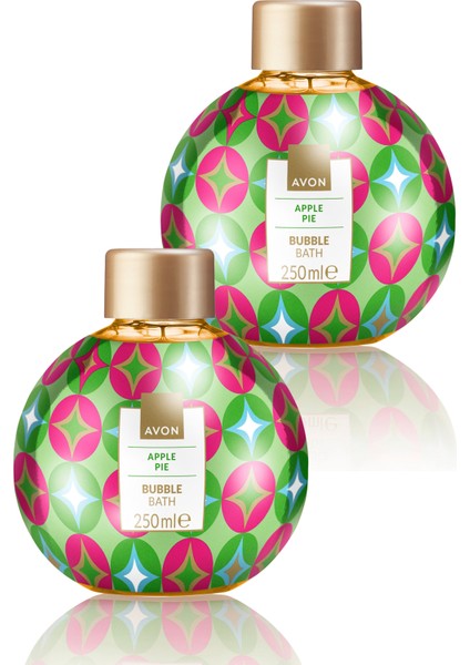 Apple Pie Sıcak Elmalı Turta Kokulu Banyo Köpüğü 250 Ml. Ikili Set