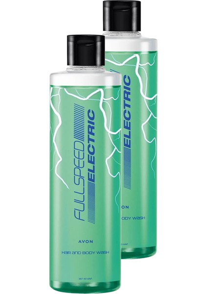 Full Speed Electric 2’si 1 Arada Saç ve Vücut Şampuanı 250 Ml. Ikili Set