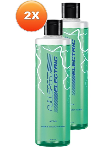 Full Speed Electric 2’si 1 Arada Saç ve Vücut Şampuanı 250 Ml. Ikili Set
