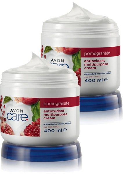 Care Nar Özü Içeren Çok Amaçlı Krem 400 Ml. Ikili Set