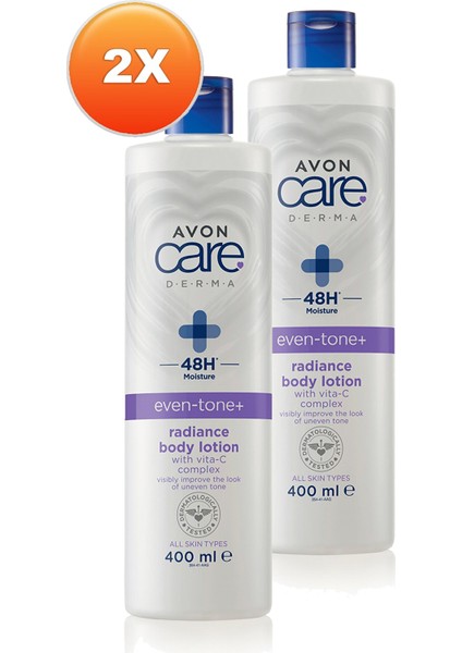 Care Derma Even Tone Radiance Vita-C Kompleks Vücut Losyonu 400 Ml. Ikili Set fiyatları