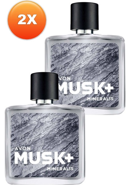 Musk+ Mineralis Erkek Parfüm Edt 75 Ml. Ikili Set