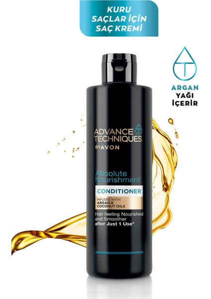 Advance Techniques Argan Yağı Içeren Besleyici Saç Kremi 250 Ml. Ikili Set