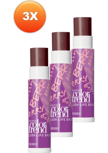 Color Trend Dudak Balmı Berry Üçlü Set fiyatları